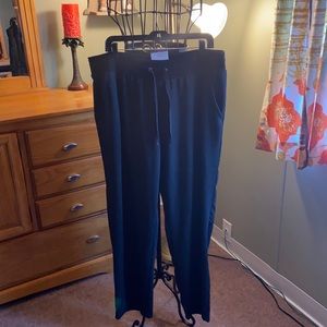 NWT Eddie Bauer fleece black lounge pants